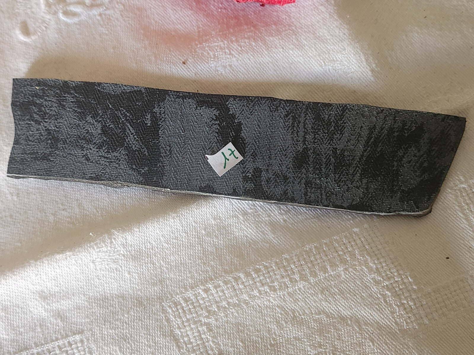 Tampon ancien sans support frise broderie collection bonhomme de neige  n°17
