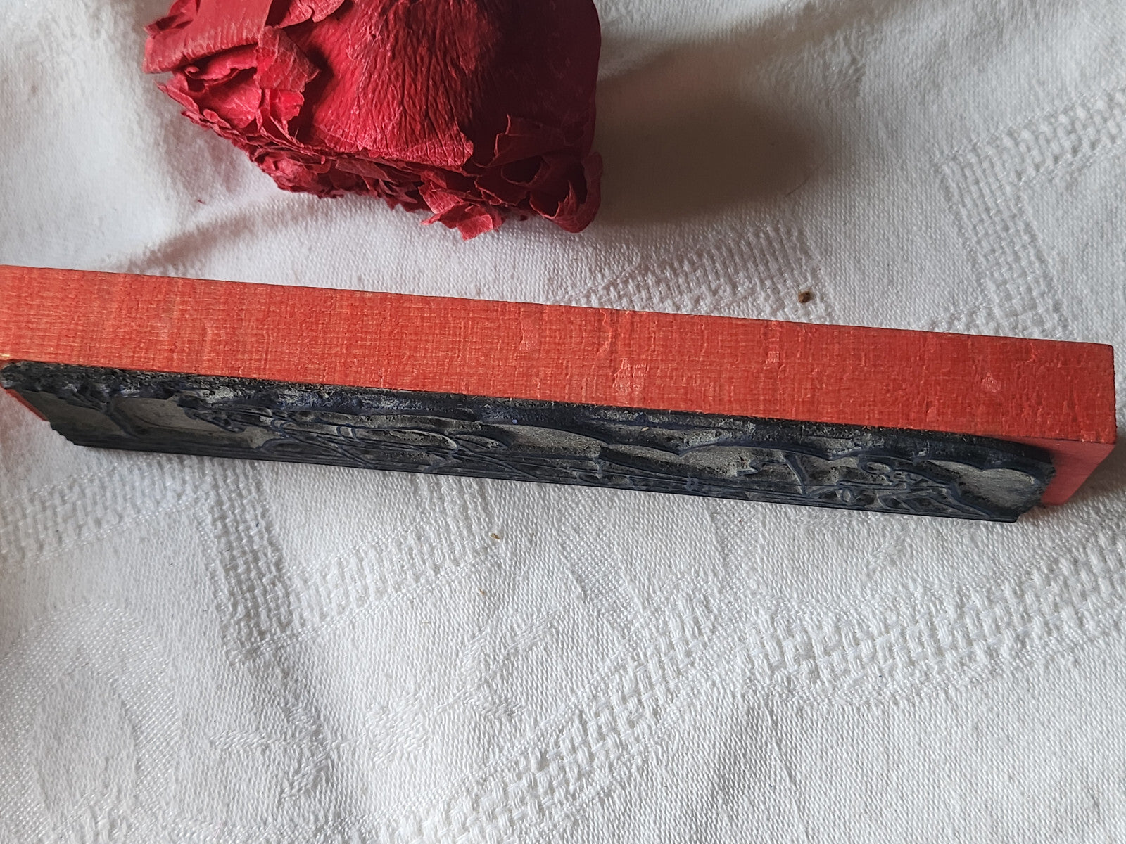 Tampon ancien frise idéale le labourage collection 16  cm  n°56