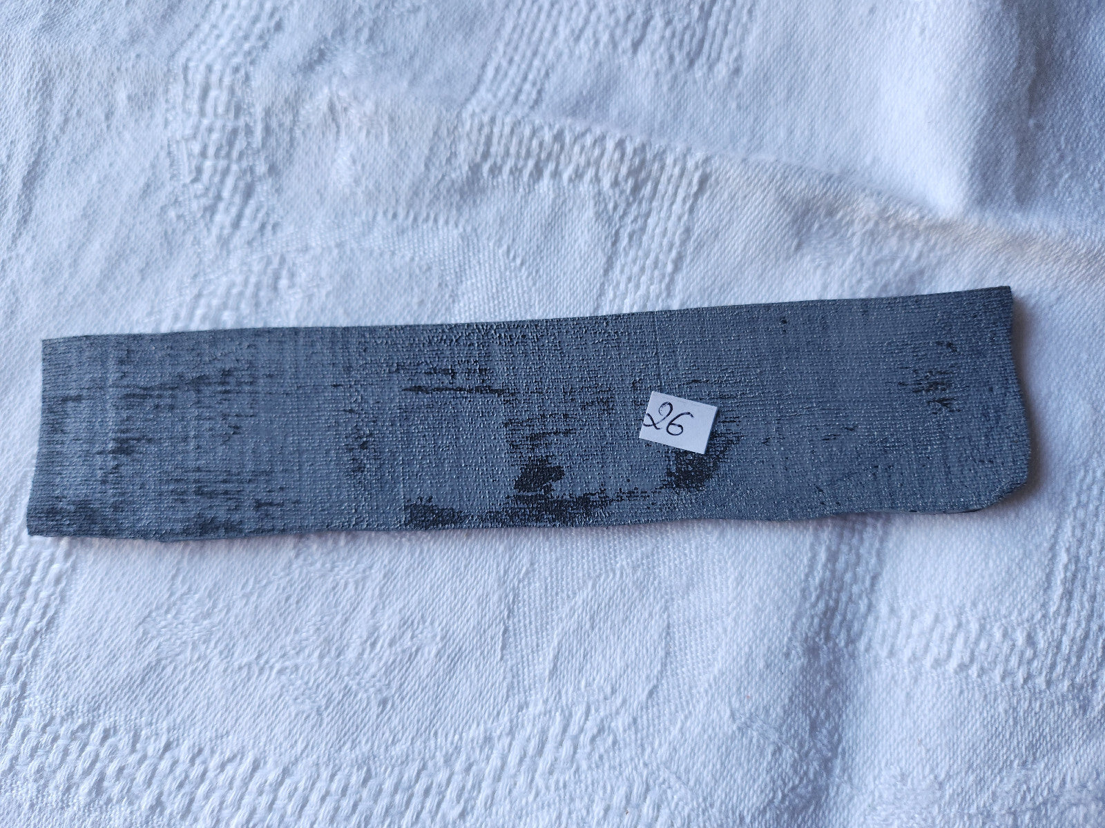 Tampon ancien sans support frise broderie collection chasse fusil  n°26