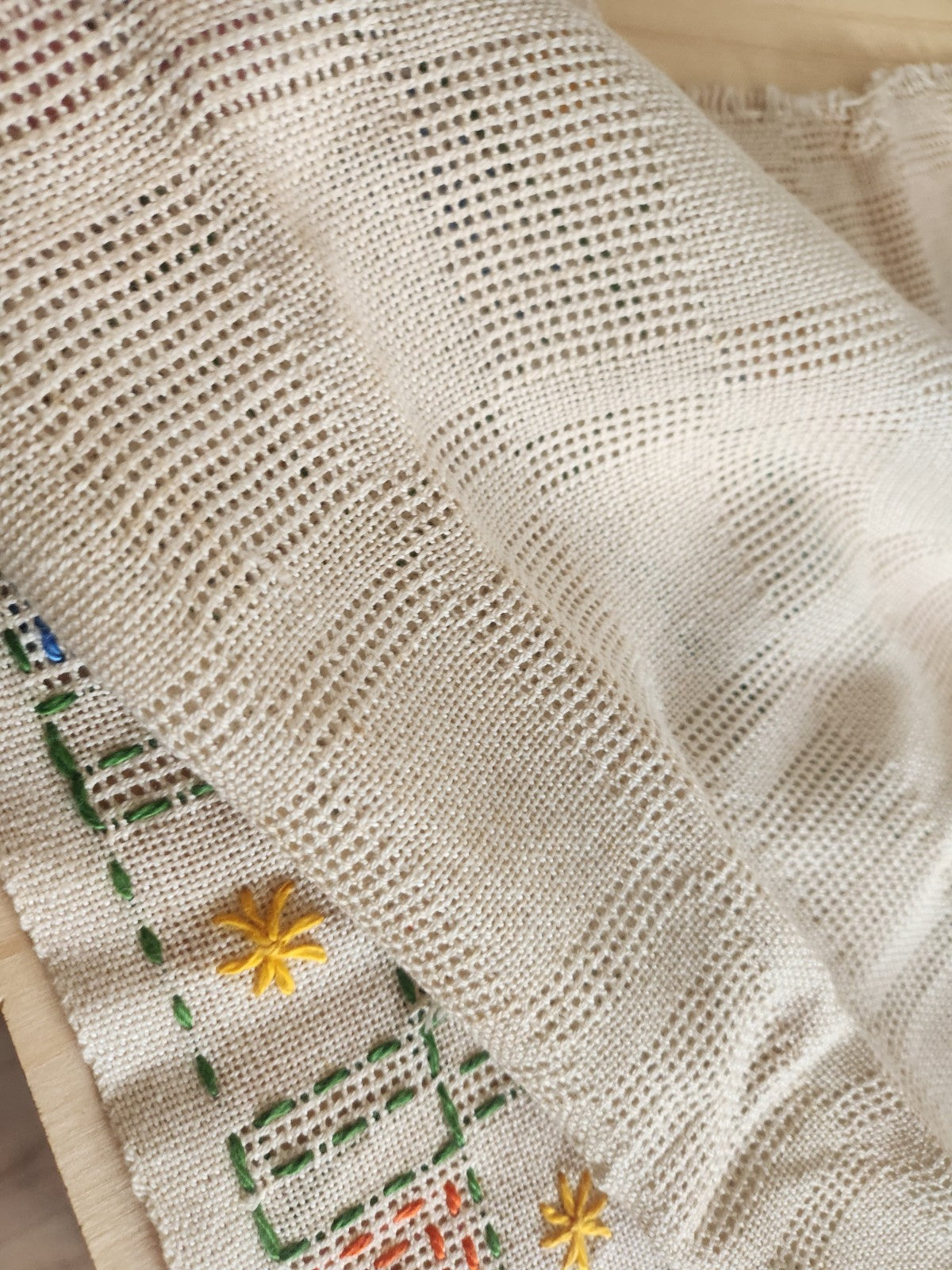 Grand ouvrage de dame ancien a terminer broderie 155 sur 92 cm B8