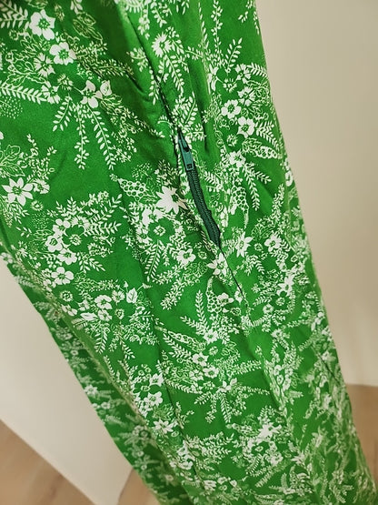 Pur vintage robe ancienne coton imprimé fleur  40 ? coton  ref portant