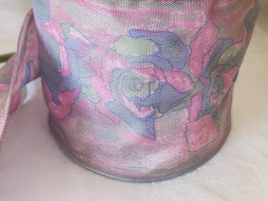Large galon ruban  vintage sur 9,8 cm année 80/90 au métre B9