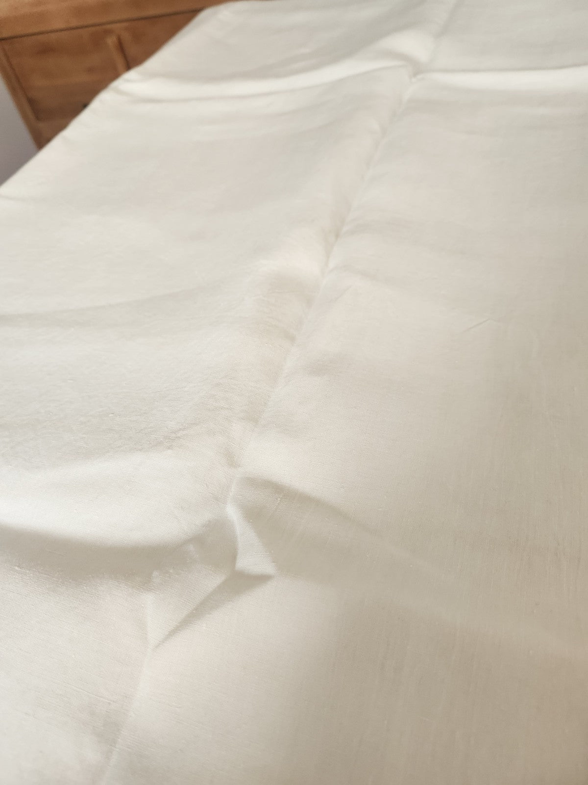 Ancien coupon de tissu  toile ancienne   235 sur 235 cm B8