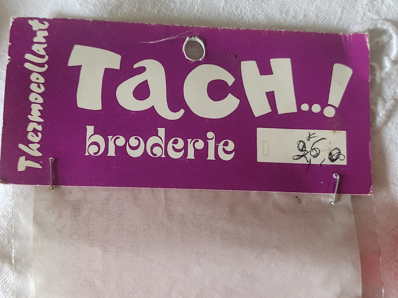 Ancien patch vintage thermocollant ourson broderie customisation T14