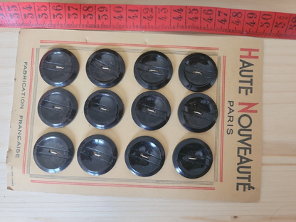 Lot 10 plaques de boutons anciens complétes n°1