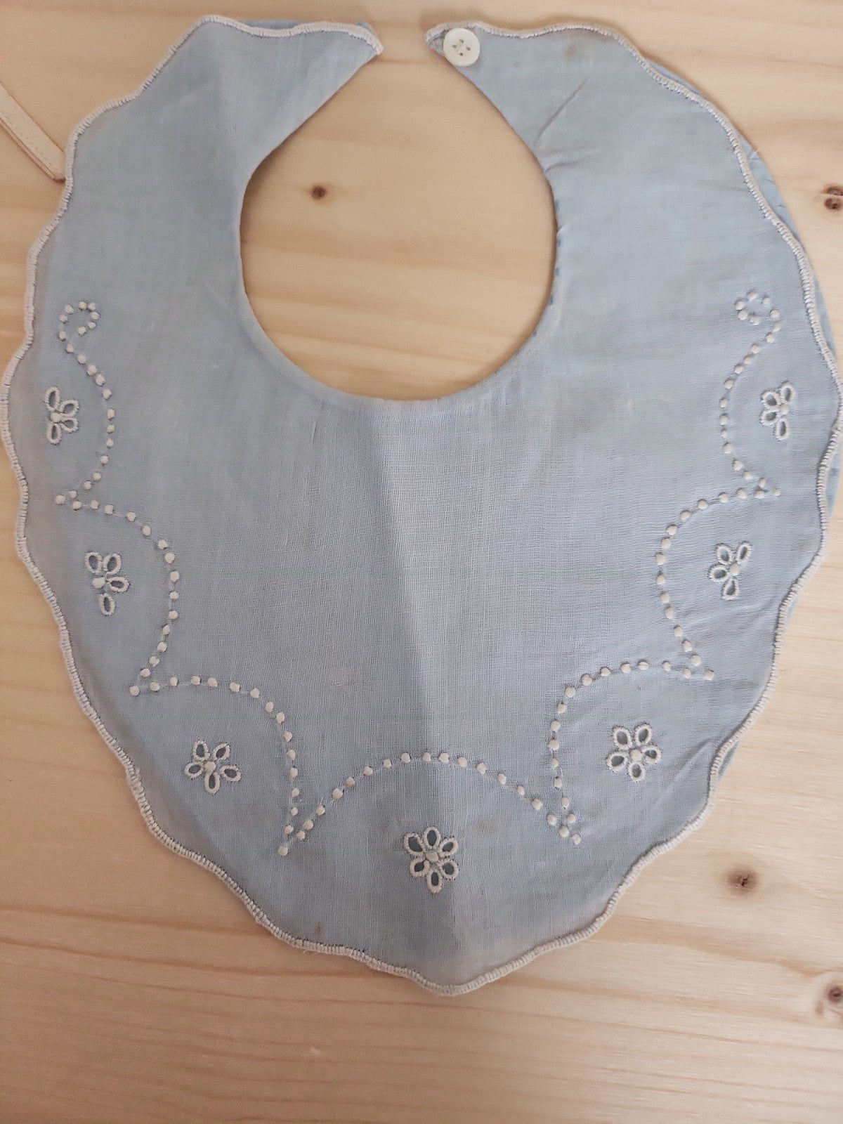 Lot 22 bavoirs anciens bebe poupée vintage à nettoyer B4