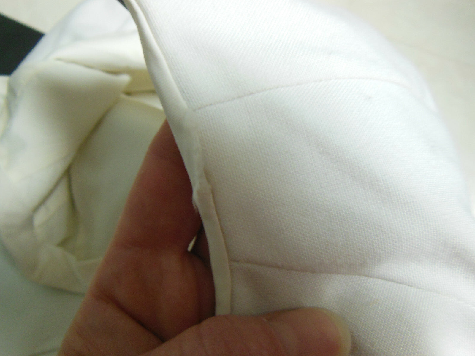 Pur vintage ancienne jupe blanche épaisse costumier taille 36/38 B4