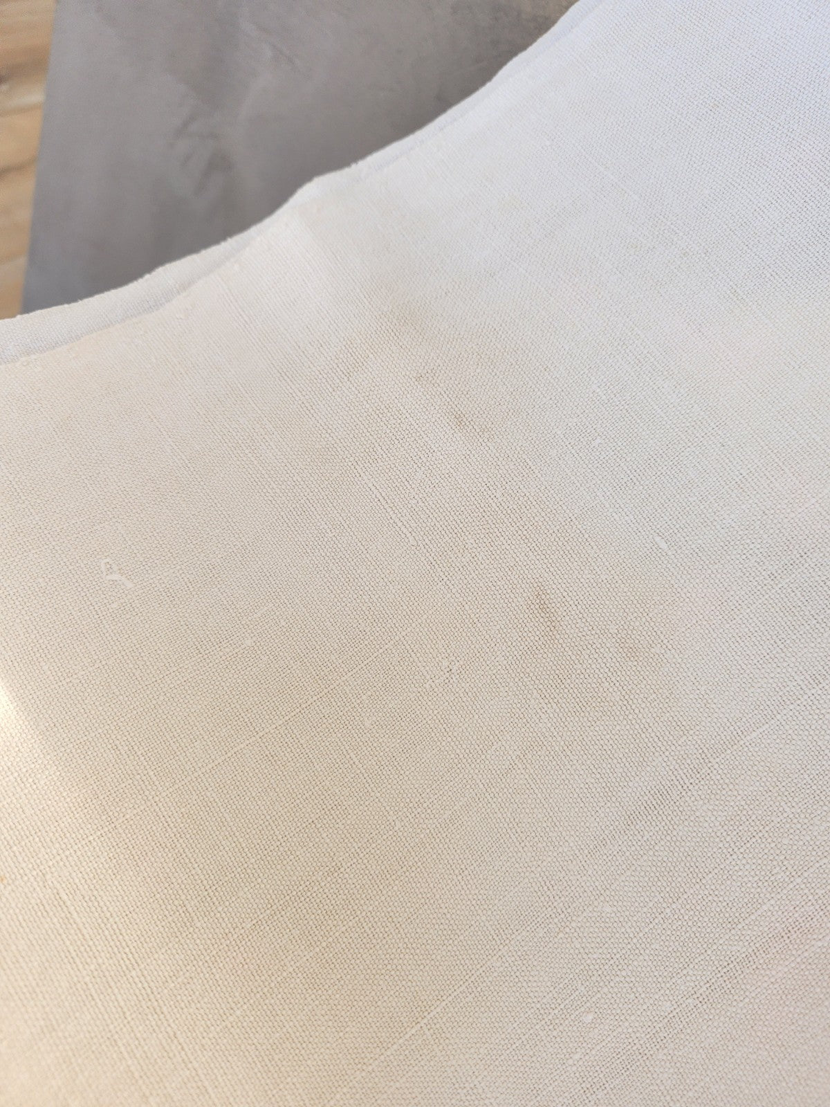 Ancien coupon de tissu toile épaisse 110 cm sur 167 cm B6