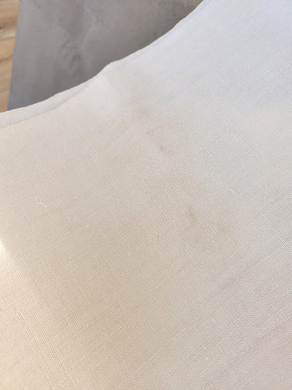 Ancien coupon de tissu toile épaisse 110 cm sur 167 cm B6