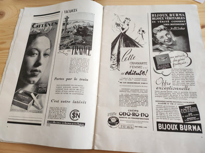Modes et travaux  aout 1939 couverture serge ivanoff mode pub chasse n°472