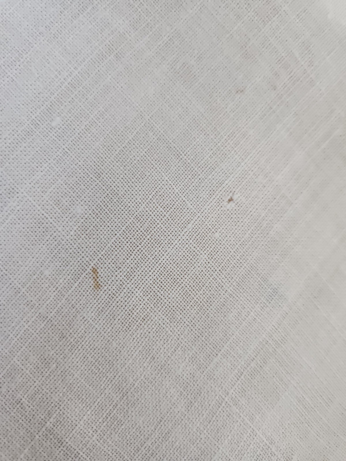 Nappe ancienne broderie bleue ajourée fait main 91 cm sur 98 cm B8