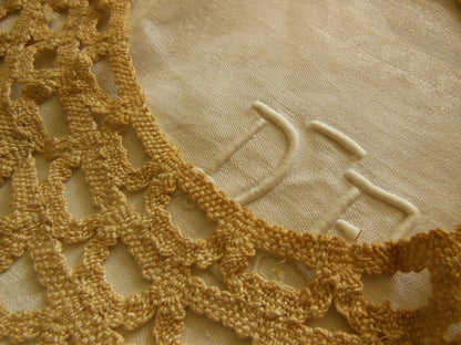 Col ancien dentelle adulte au crochet bi à nettoyer théâtre costume T1-16