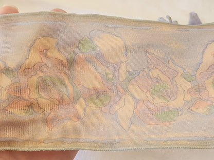 Large galon ruban  vintage sur 9,8 cm année 80/90 au métre B9