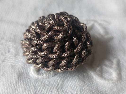 Collection bouton vintage dome chainette en métal 2,8 cm D16M
