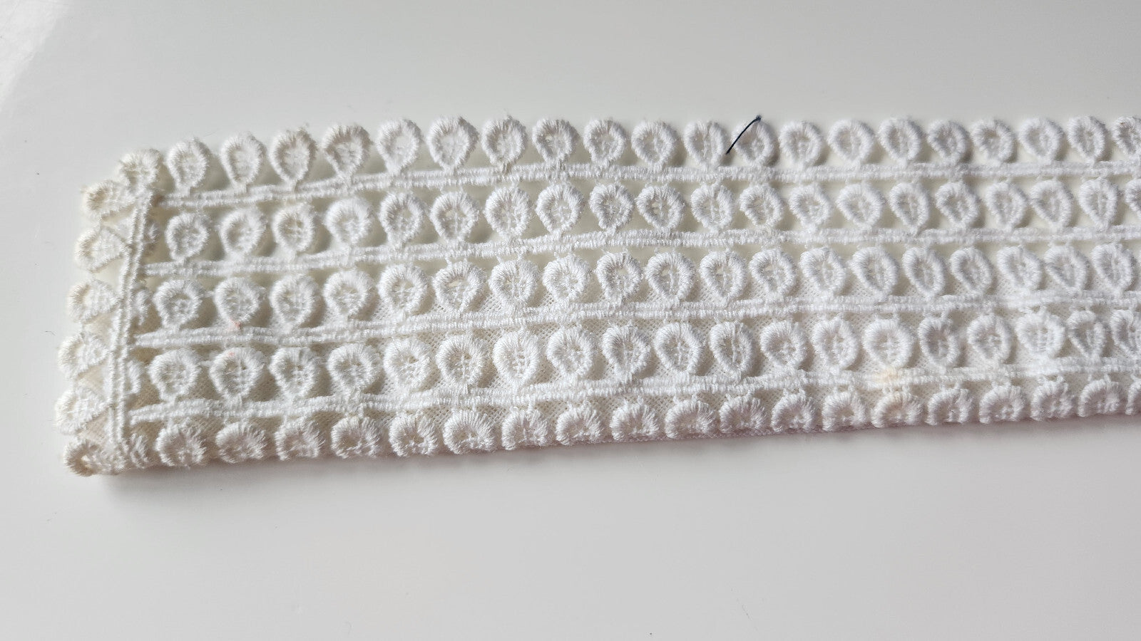 Ancien petit col dentelle guipure B1-16