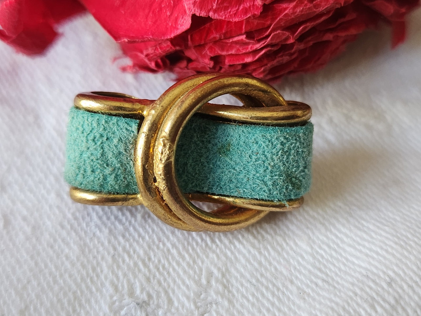 Collection bouton ancien en métal ornement parurier 2,6 cm G12L