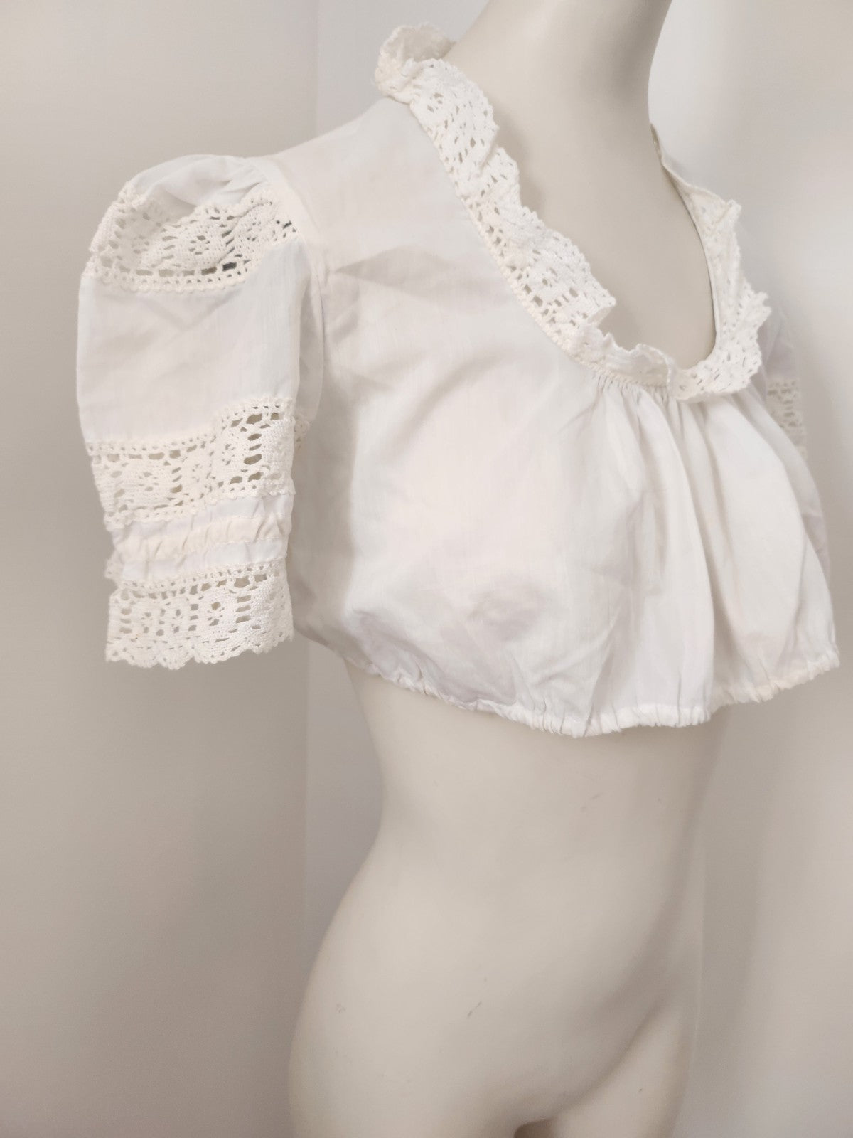 soutien gorge? vintage ancien dentelle B8