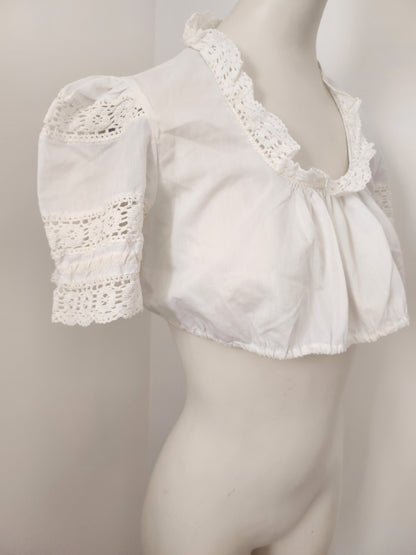 soutien gorge? vintage ancien dentelle B8