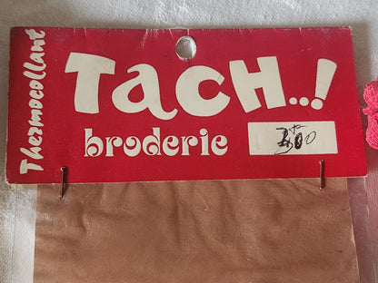 Ancien patch vintage thermocollant "holland " broderie customisation 