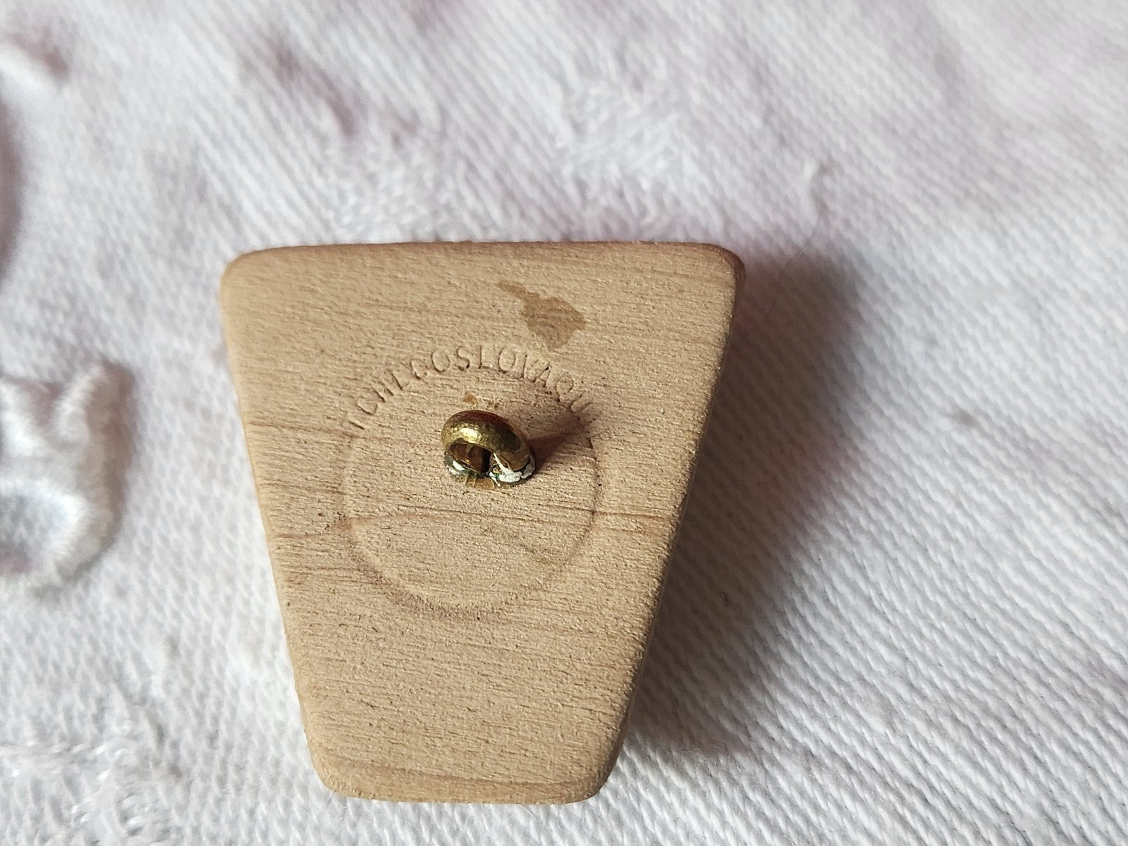 collection bouton ancien monture en liége créme 2,6 sur 2,7 cm G16B