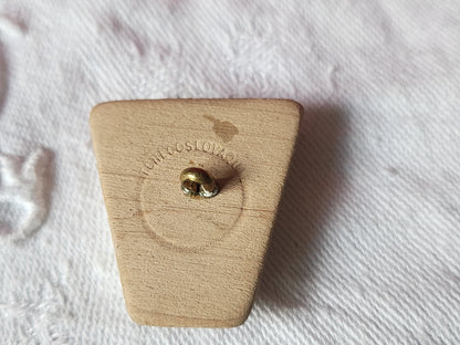 collection bouton ancien monture en liége créme 2,6 sur 2,7 cm G16B