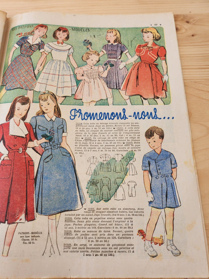 Le petit echo de la mode 1950 n°10 mode française année 50 printemps