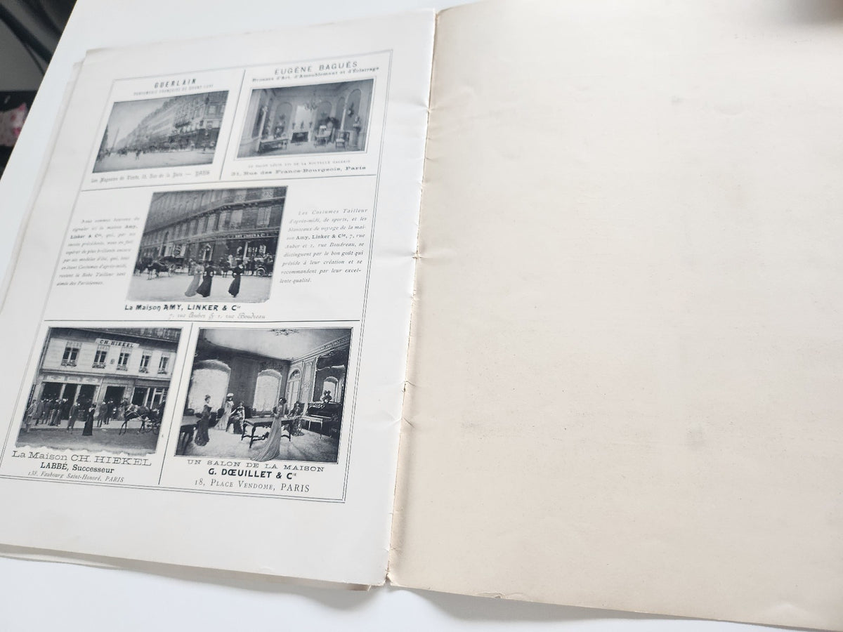 Les modes juillet 1901 n°1 art nouveau document broche Lambert peigne Mangeant