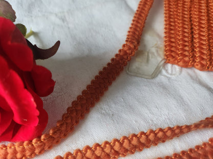 Galon vintage orange 5 mètres sur 1,4 cm  A2
