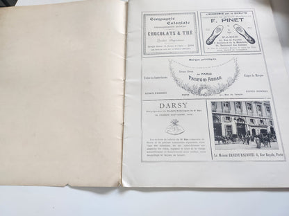 Les modes juillet 1901 n°1 art nouveau document broche Lambert peigne Mangeant