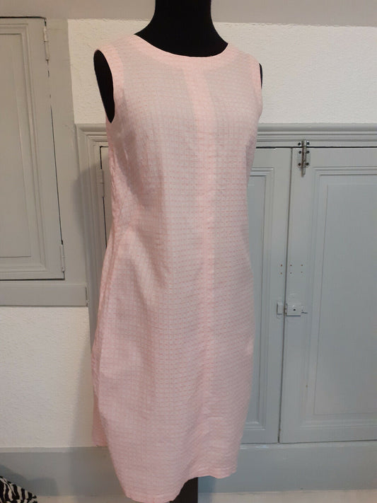 Pur vintage robe ancienne dans le style Vichy rose taille 38/40 ? B7