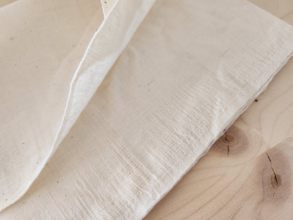 Grand coupon de tissu fin teinte  bi  coton fin?  étamine? 5m 50 sur 99 cm B3