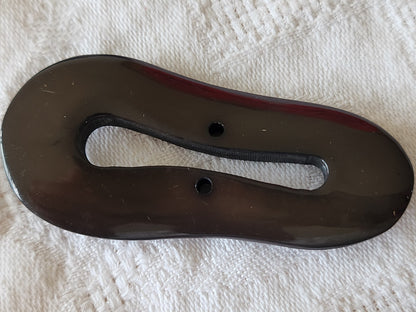 collection trés long bouton vintage marron 6,2 cm ref 5960