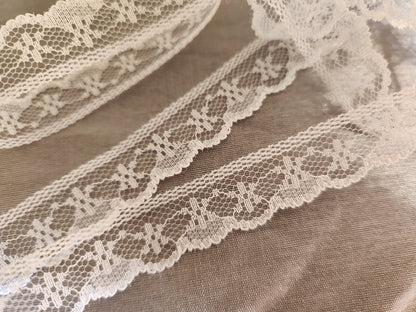 Dentelle vintage mécanique 6 mètres / 1,5 cm A2