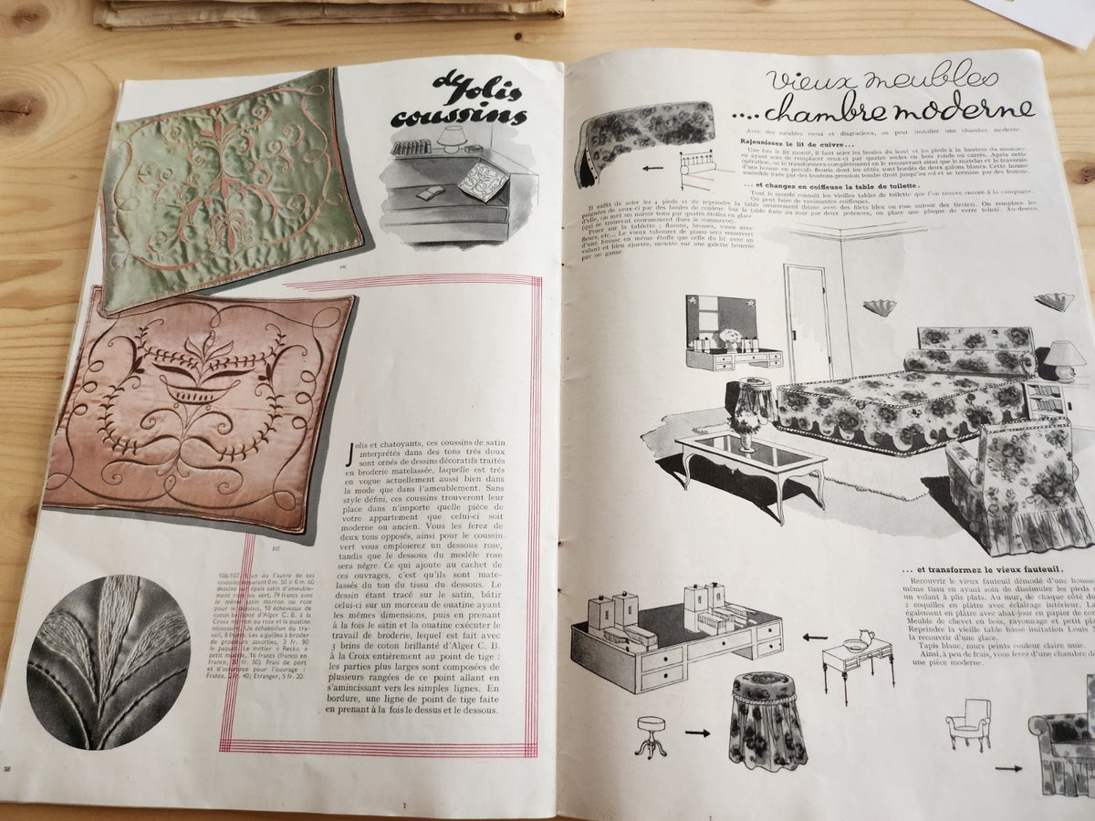 Modes et travaux  aout 1939 couverture serge ivanoff mode pub chasse n°472