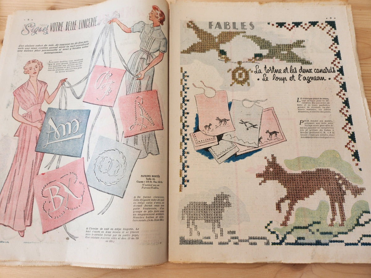 Le petit echo de la mode 1950 n°6 mode française année 50