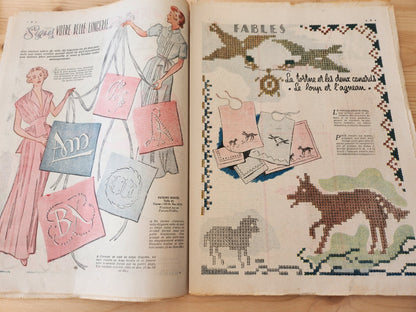 Le petit echo de la mode 1950 n°6 mode française année 50
