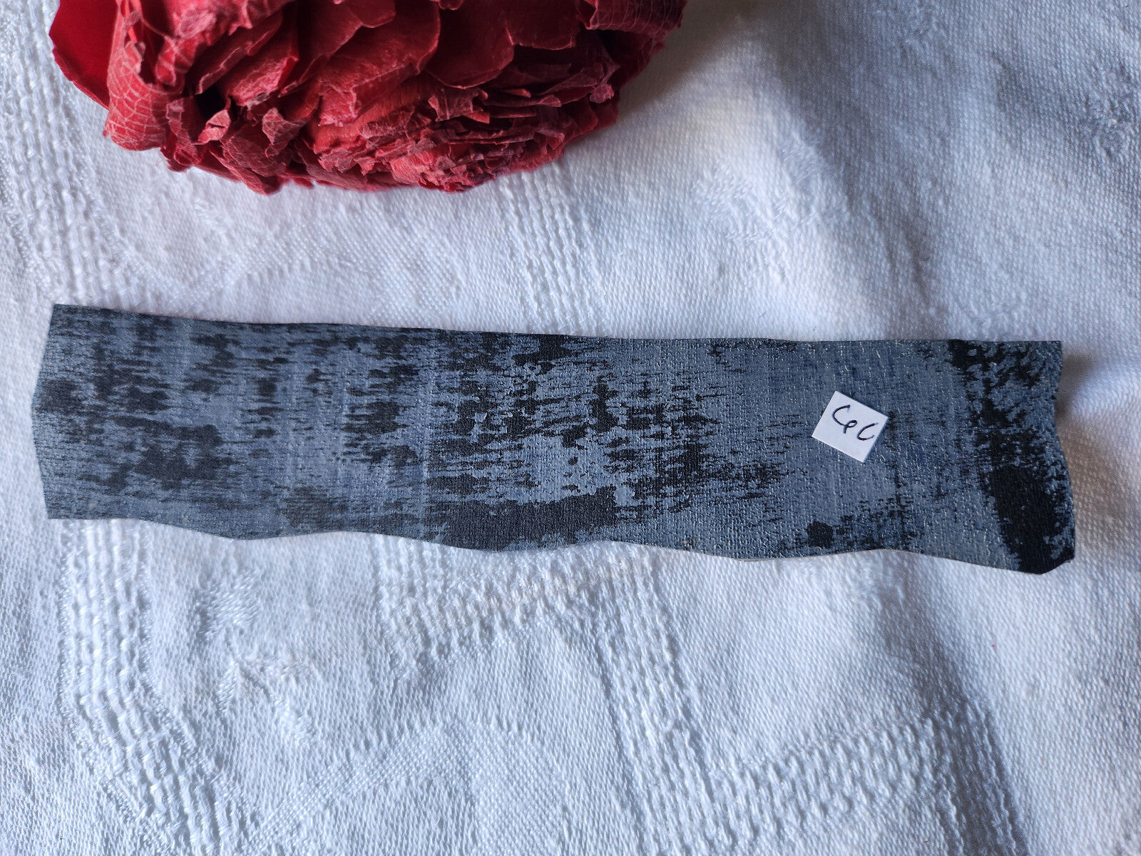 Tampon ancien sans support frise broderie collection voilier mer  n°41