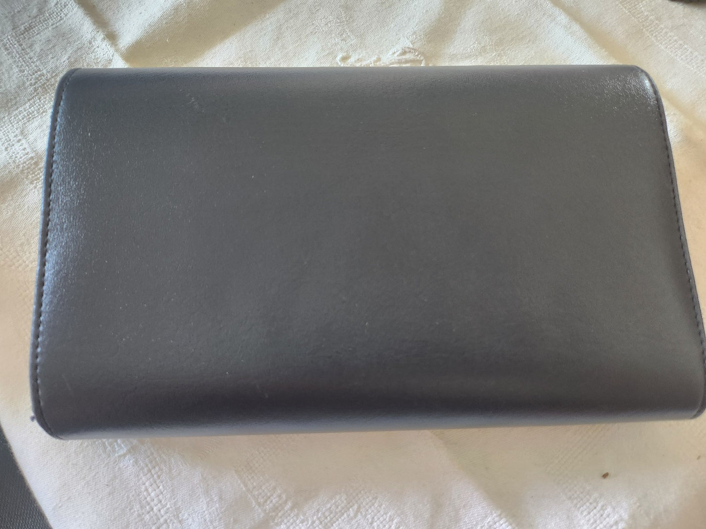Pochette vintage bleu doré synthetique  Sac à main