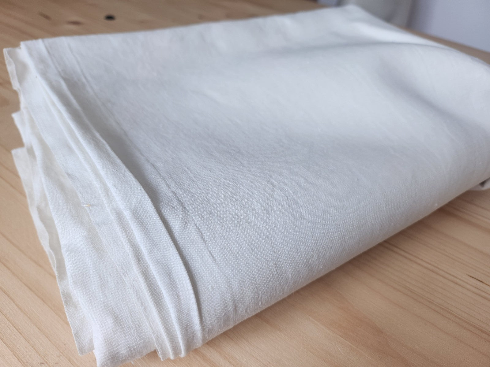 Ancien coupon de tissu  toile ancienne   235 sur 235 cm B8