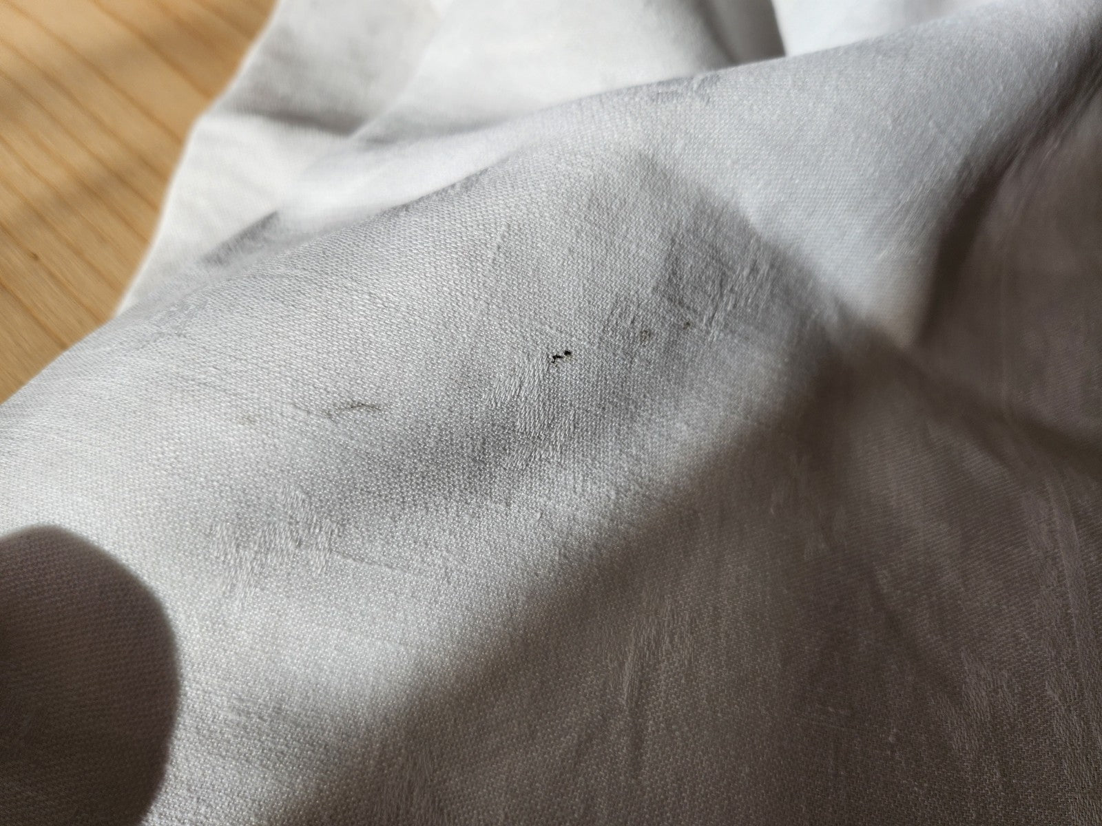 Superbe monogramme ancien IS sur serviette ancienne B8