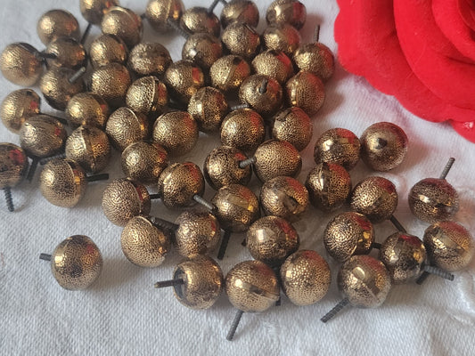 Lot 60 boule verre avec vis anciens restauration miroir clous création TA