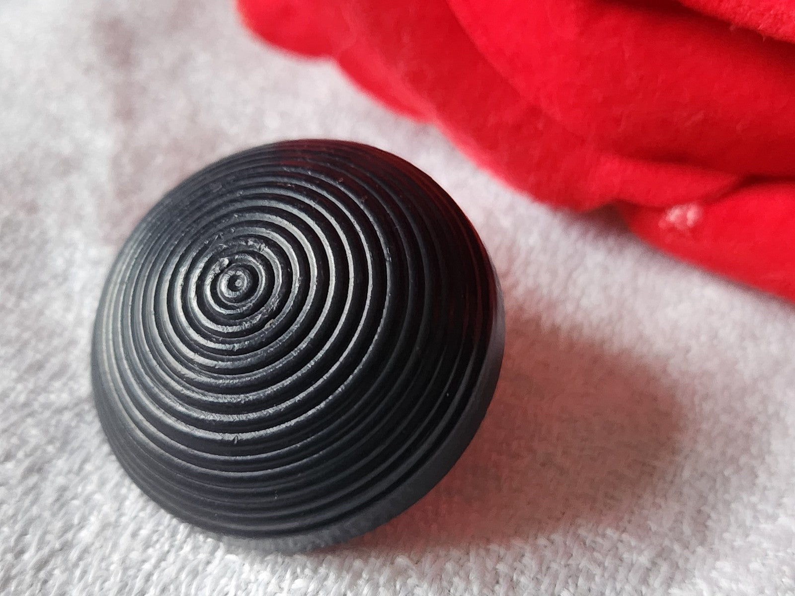 Collection bouton boule spirale bleu volume 2,4 cm D17K
