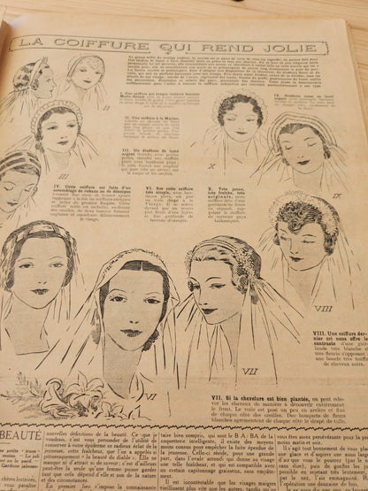 La mode française journal 28 avril 1935 n°17 édition mariages d'été