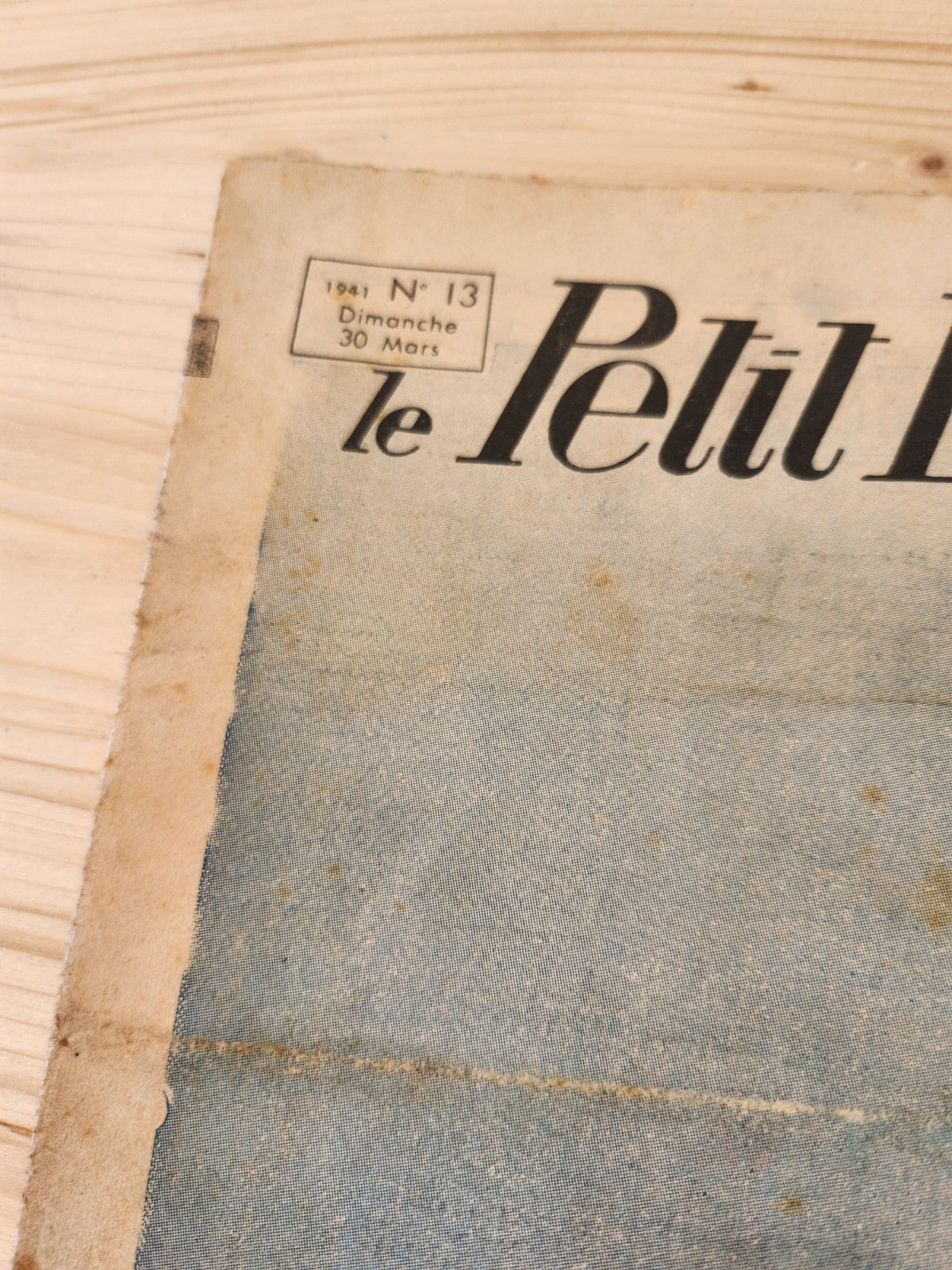 Le petit echo de la mode 1941 n°13 coiffes robe  revue mode française