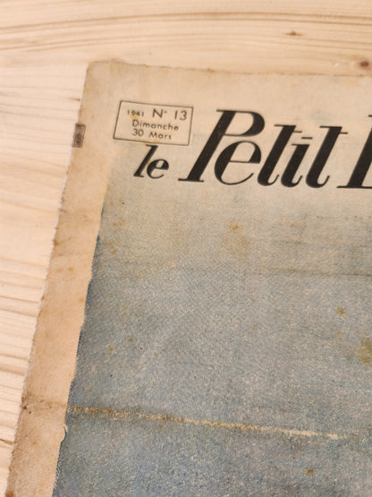Le petit echo de la mode 1941 n°13 coiffes robe  revue mode française