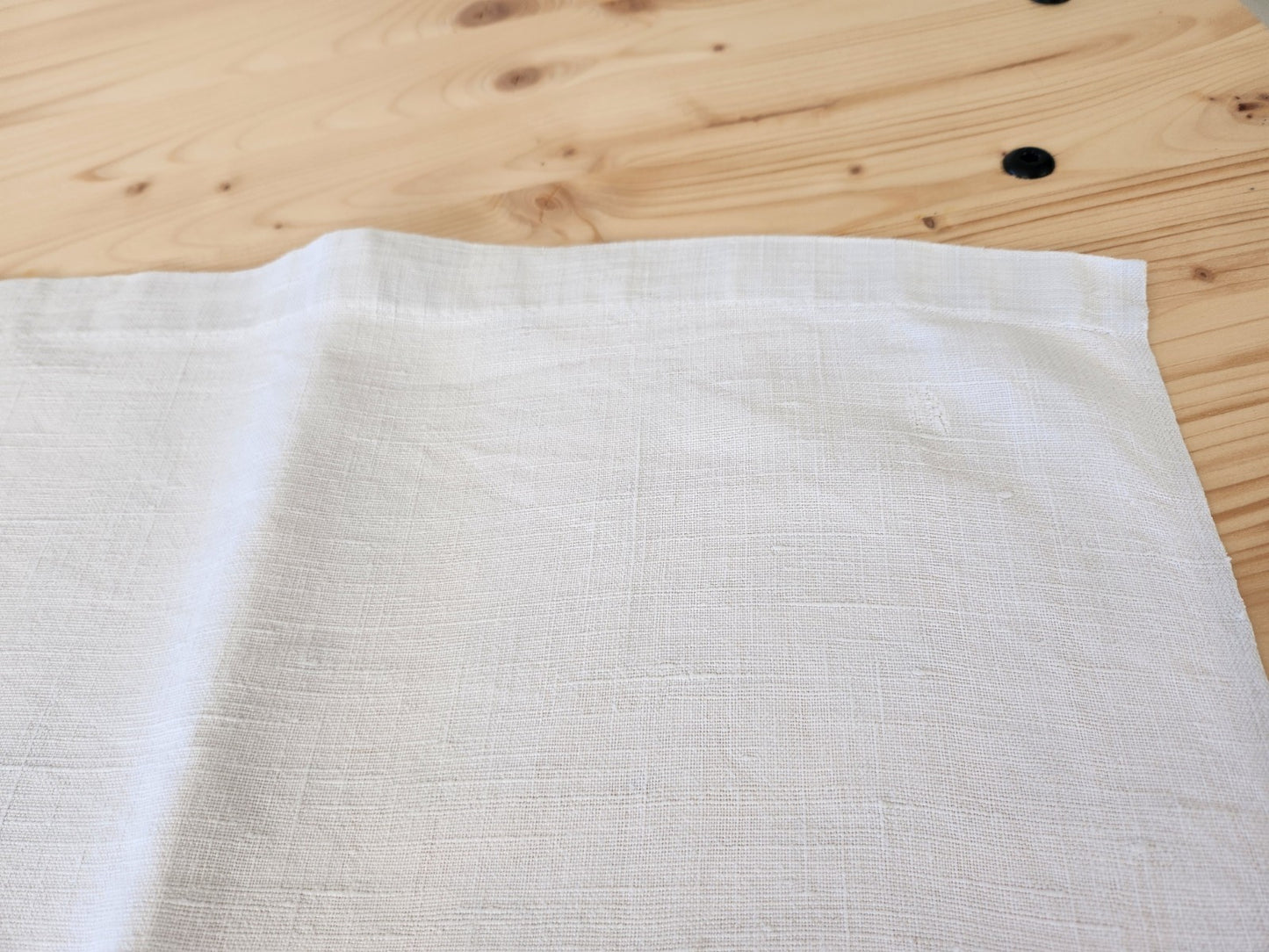 Ancien coupon   gros monogramme M tissu  toile ancienne  B8