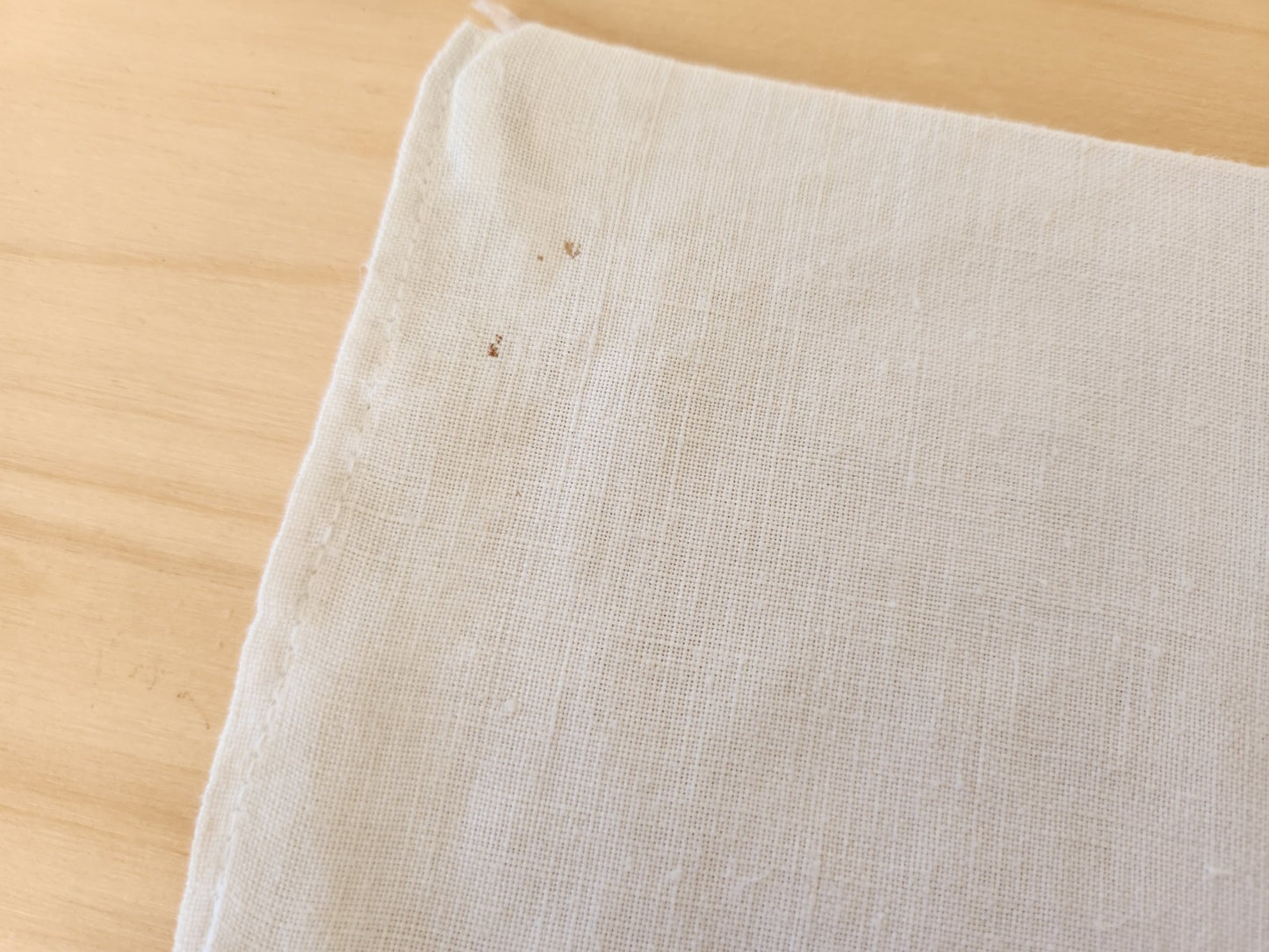 Ancien porte serviette  fait main dentelle broderie  pochette 11 cm sur 25 cm B8