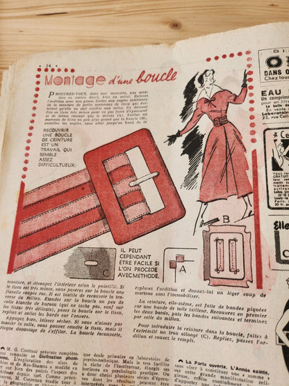 Le petit echo de la mode 1950 n°6 mode française année 50