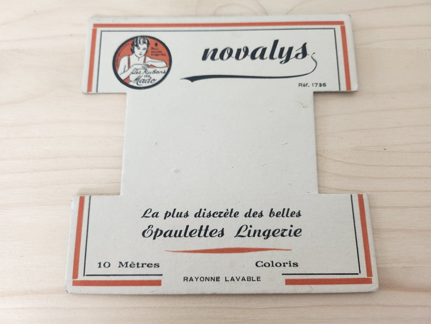 Collection mercerie carte ancienne Novalys art deco les rubans de Mado T1-17