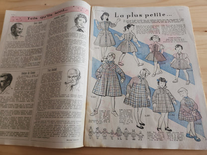 Le petit echo de la mode 1954 n°5  la maison Joyeuse idée pas cher  les canards